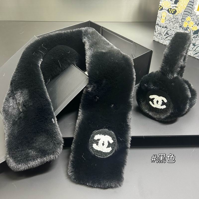 Chanel Scarf earmuff dx (194)