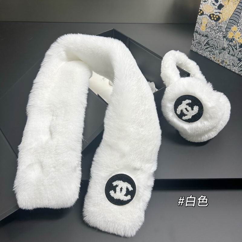 Chanel Scarf earmuff dx (195)