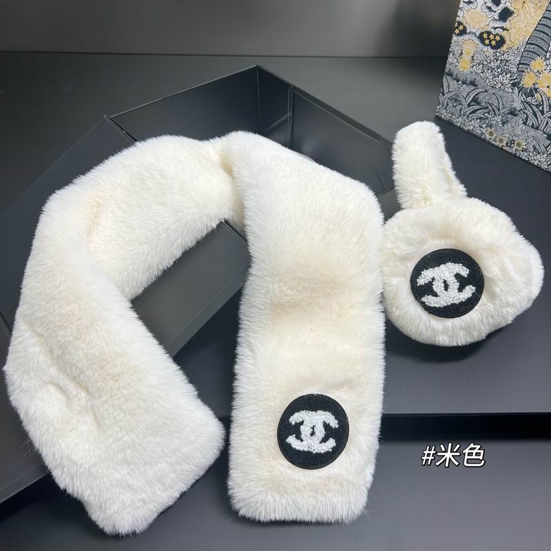 Chanel Scarf earmuff dx (196)