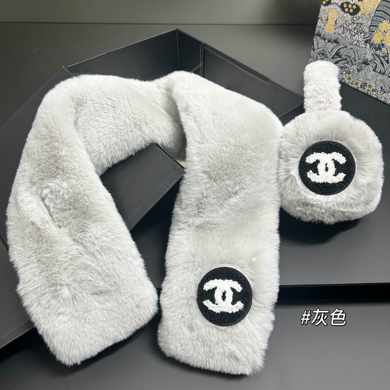 Chanel Scarf earmuff dx (197)