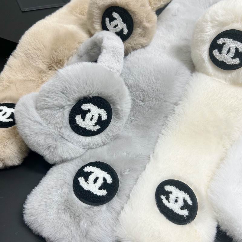 Chanel Scarf earmuff dx (198)