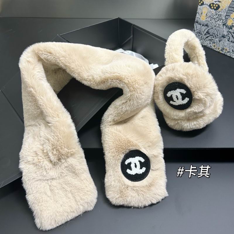 Chanel Scarf earmuff dx (199)