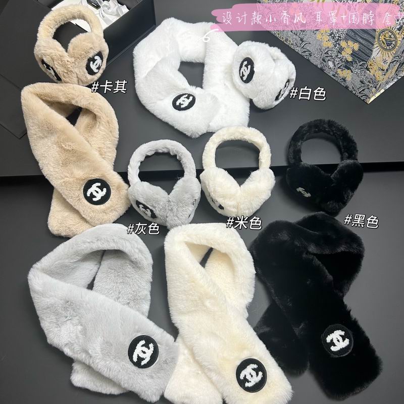 Chanel Scarf earmuff dx (201)