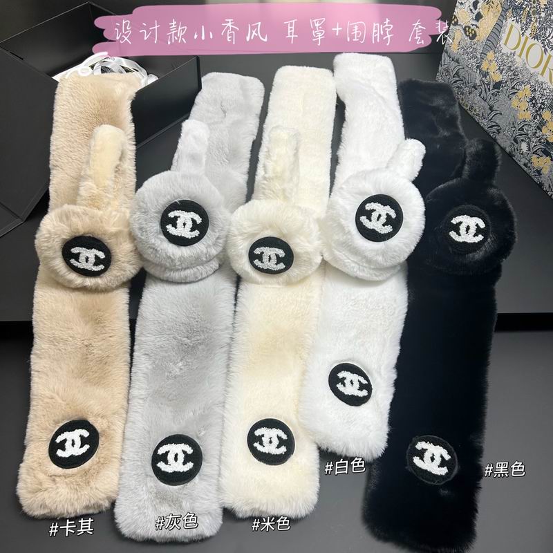 Chanel Scarf earmuff dx (202)