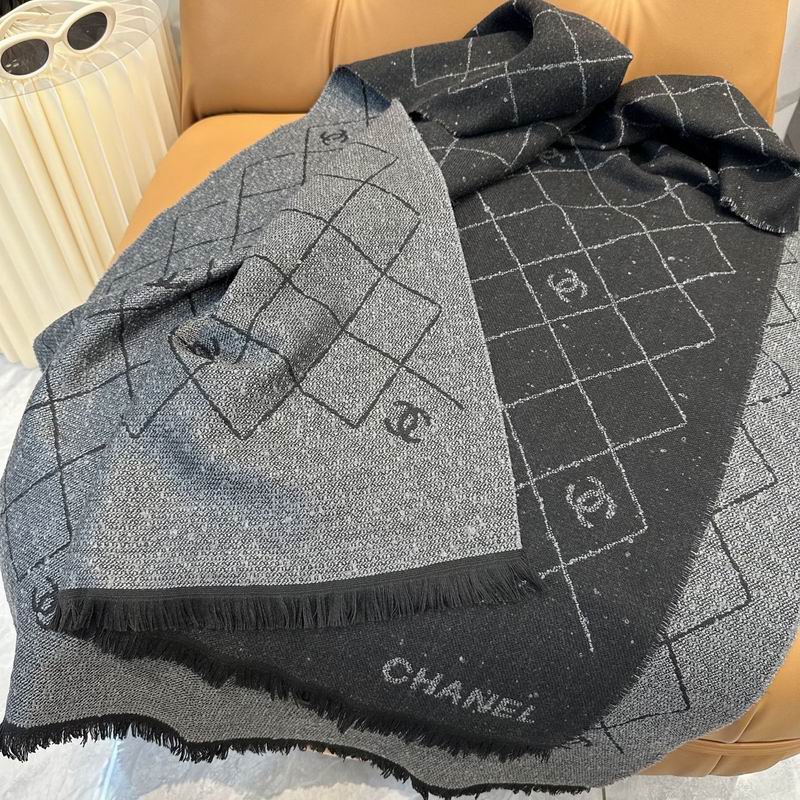 Chanel scarf 190X68cm dx (15)
