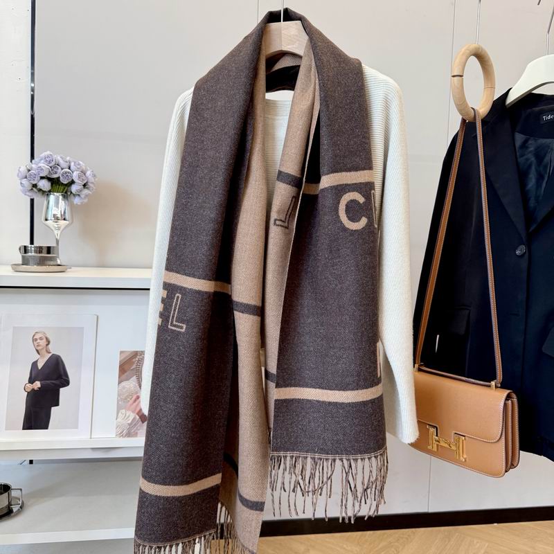 Chanel scarf 65X180cm E21 (1)