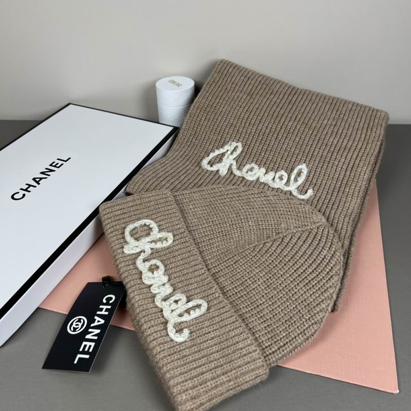 Chanel scarf hat dx (133)