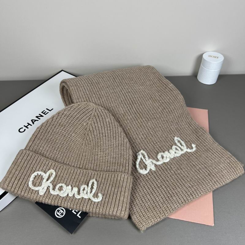 Chanel scarf hat dx (135)