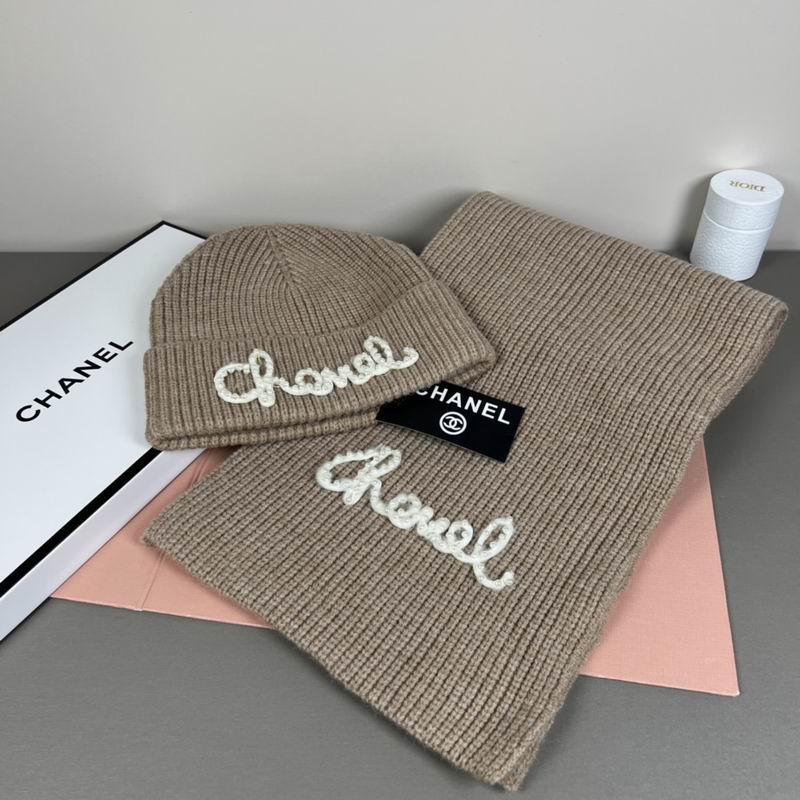 Chanel scarf hat dx (136)