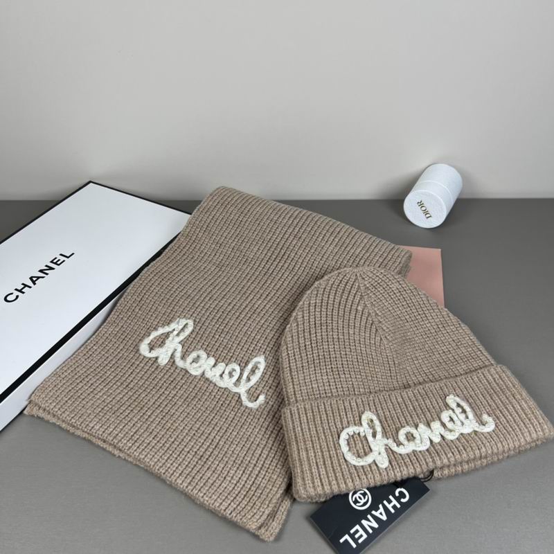 Chanel scarf hat dx (137)