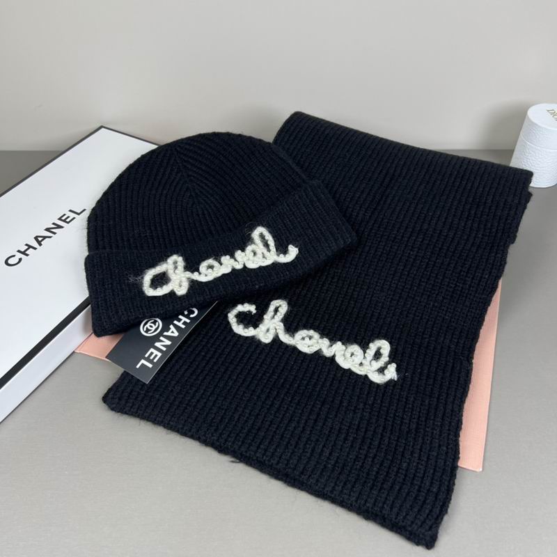 Chanel scarf hat dx (138)