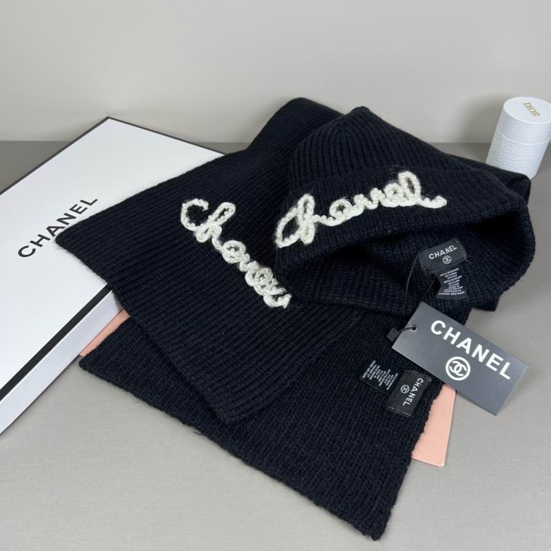Chanel scarf hat dx (142)