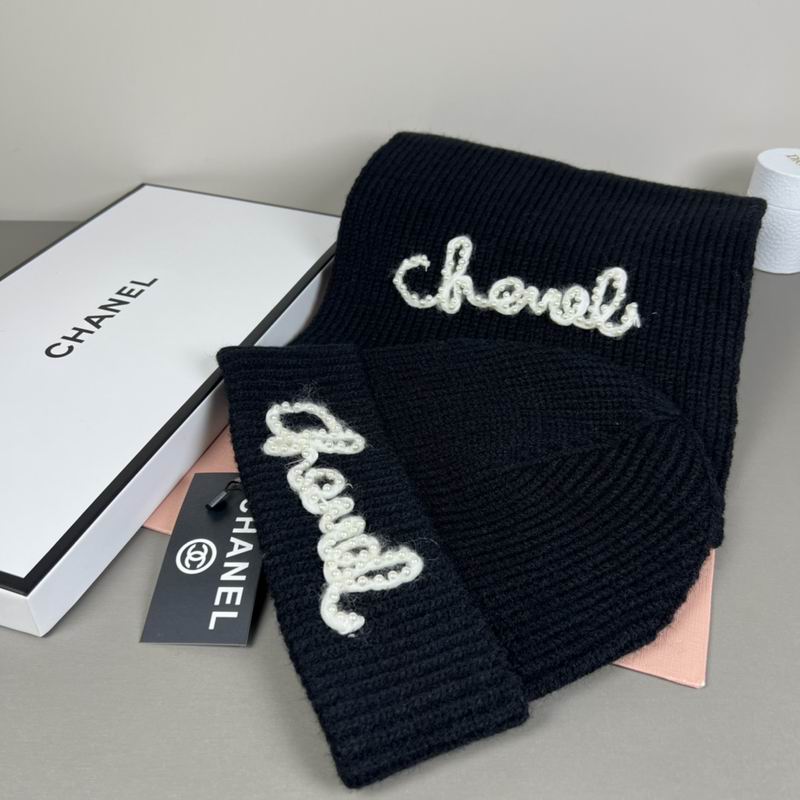 Chanel scarf hat dx (145)