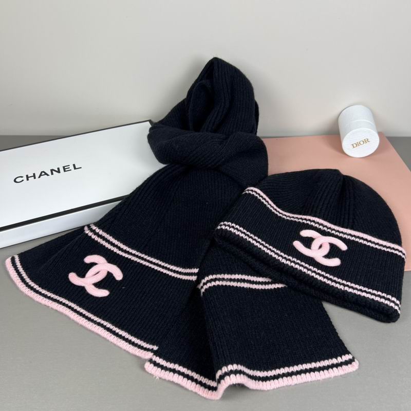 Chanel scarf hat dx (148)
