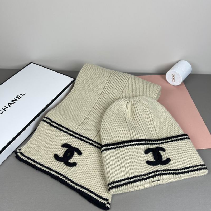 Chanel scarf hat dx (151)