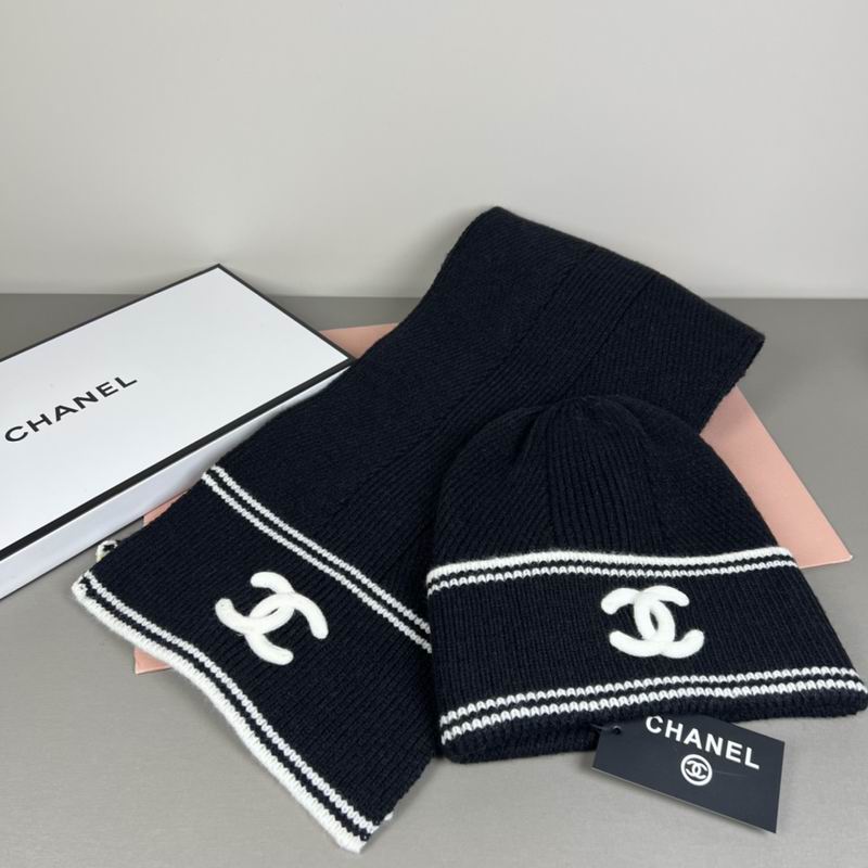 Chanel scarf hat dx (160)
