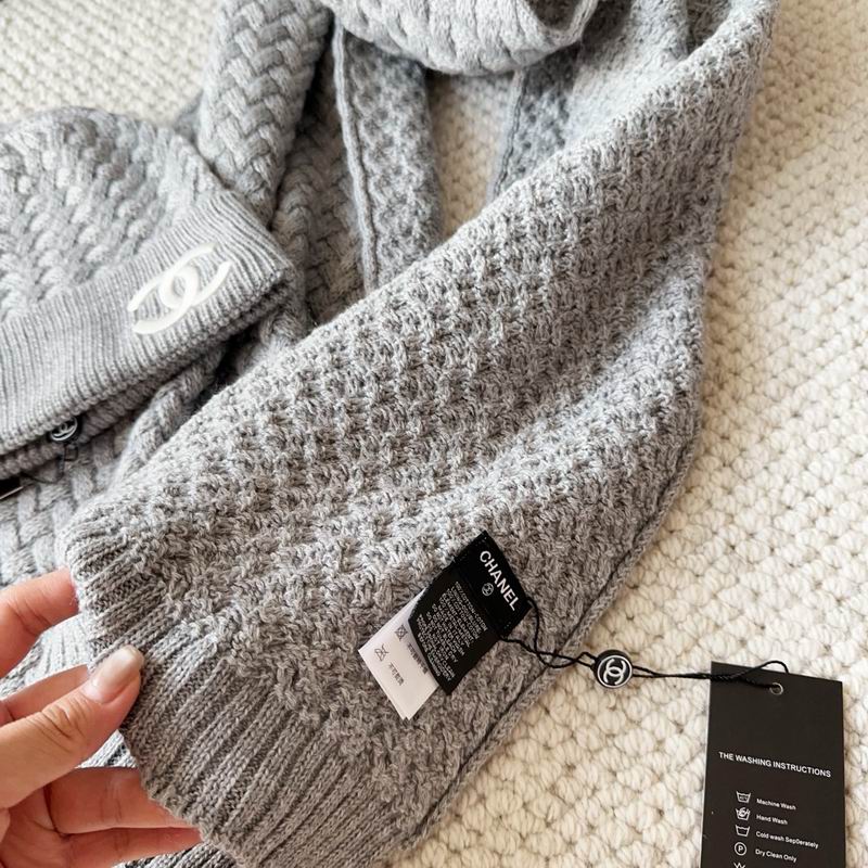 Chanel scarf hat dx (167)