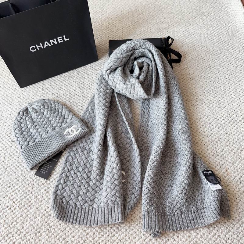 Chanel scarf hat dx (169)