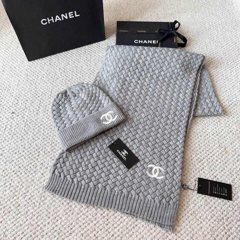Chanel scarf hat dx (170)