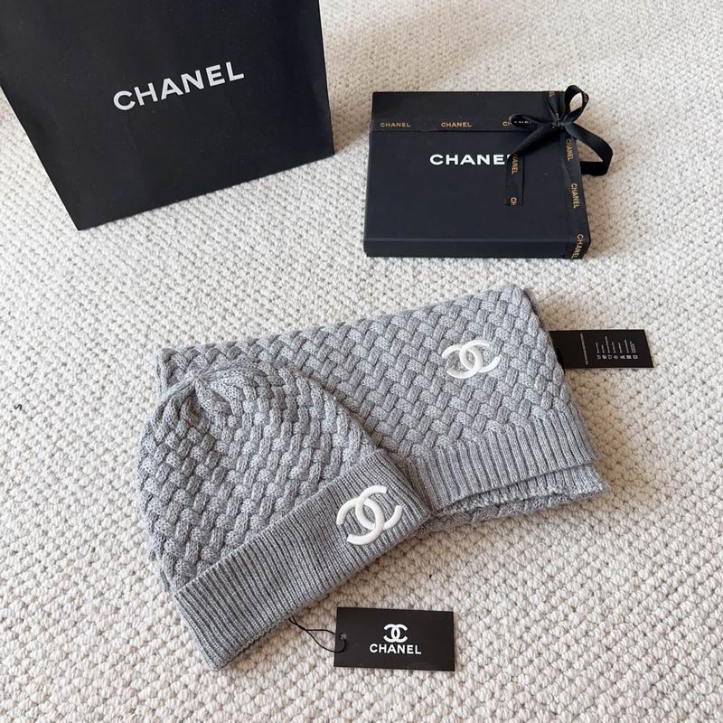 Chanel scarf hat dx (172)