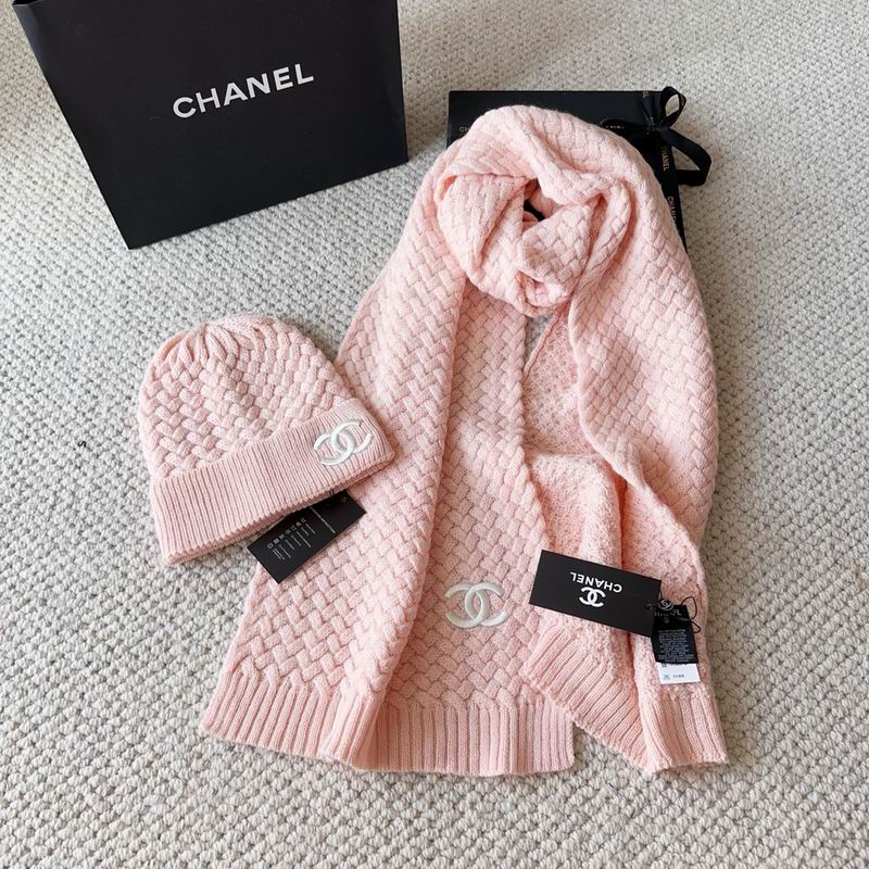 Chanel scarf hat dx (174)