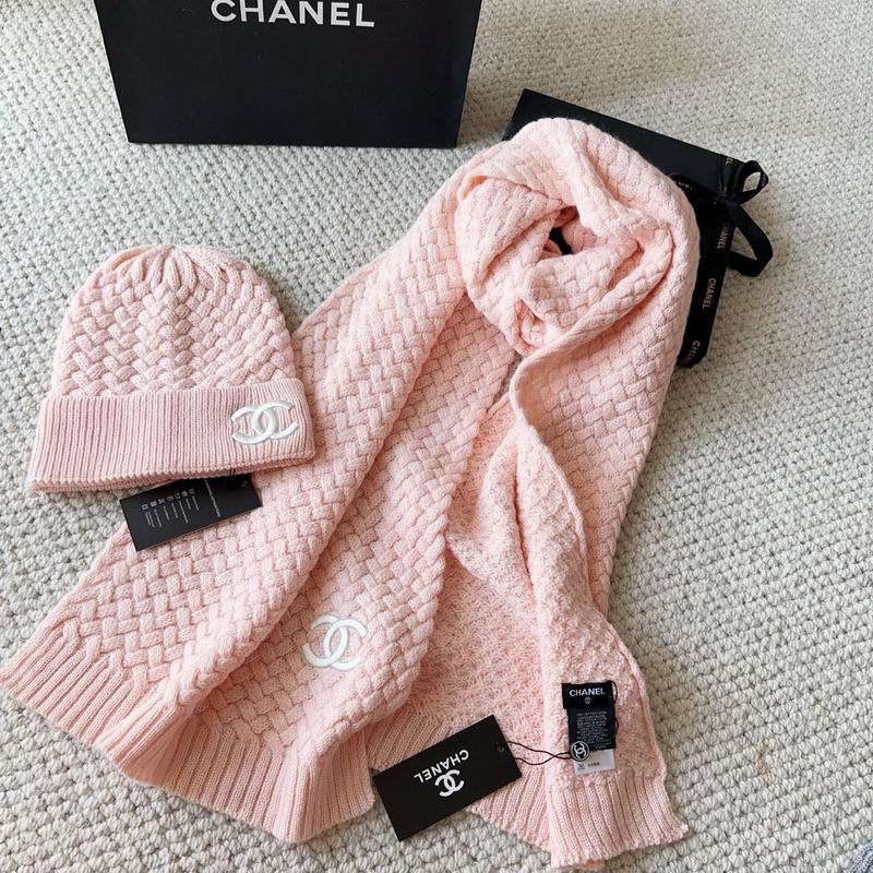 Chanel scarf hat dx (175)