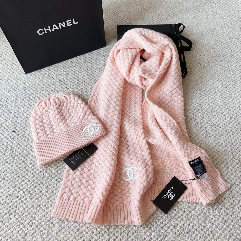 Chanel scarf hat dx (178)