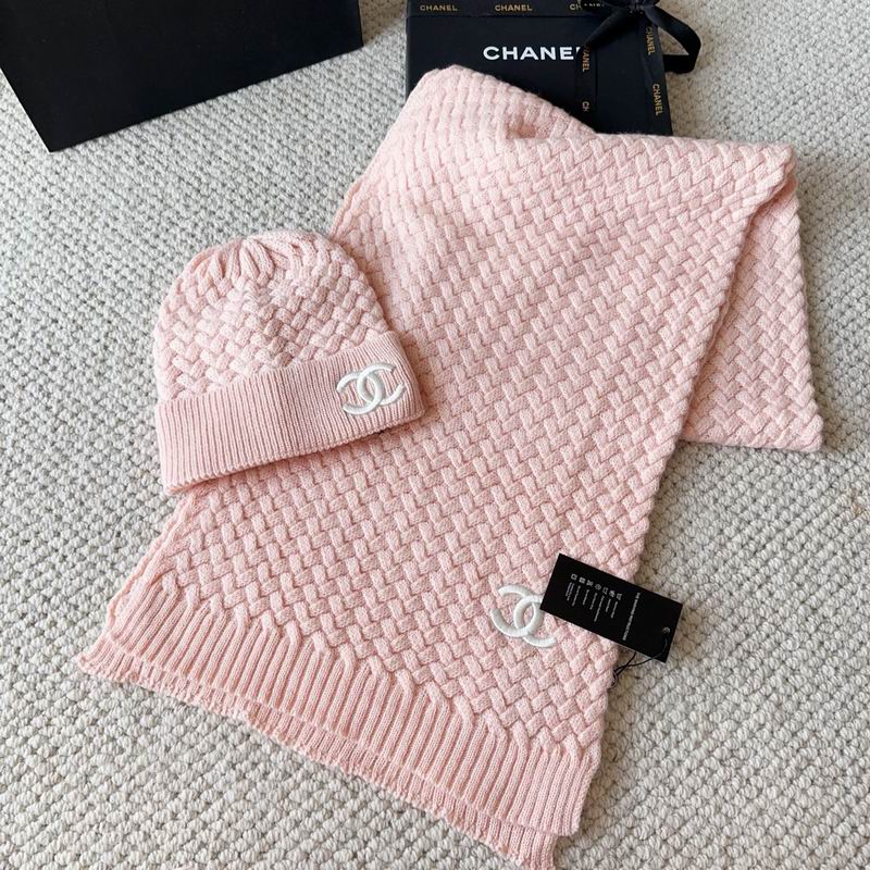 Chanel scarf hat dx (179)