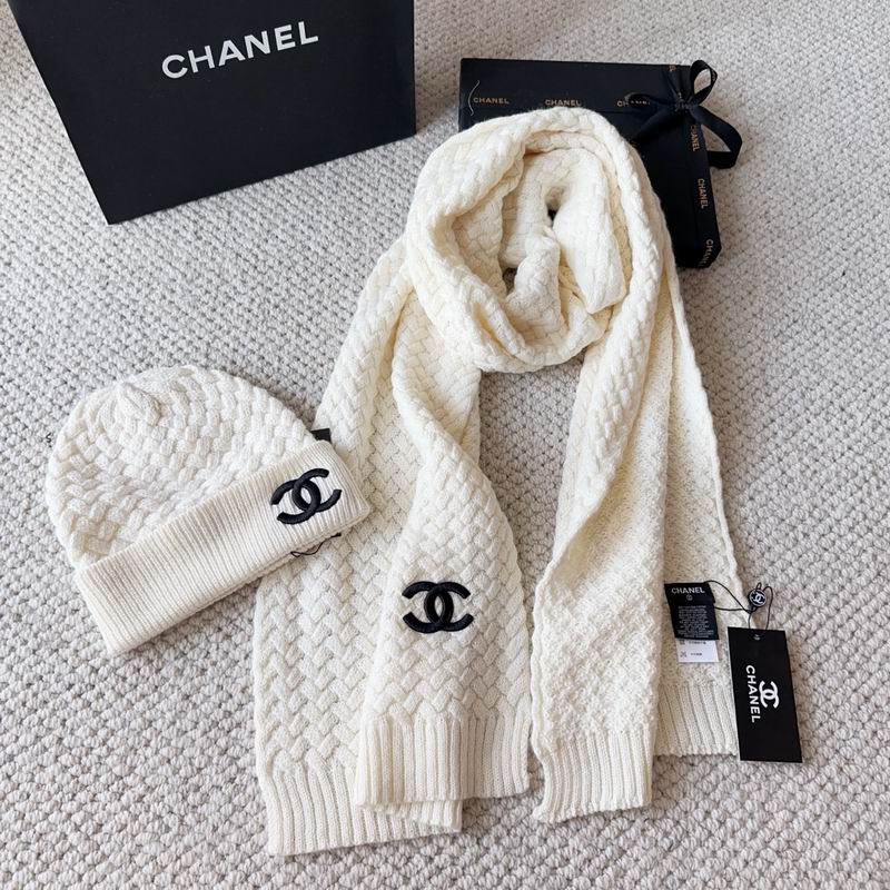 Chanel scarf hat dx (183)
