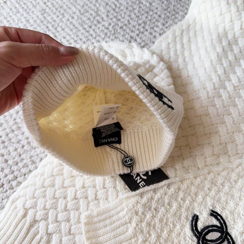 Chanel scarf hat dx (184)