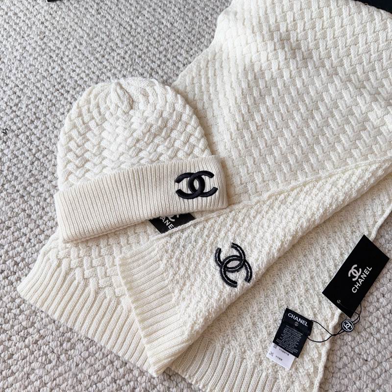 Chanel scarf hat dx (185)