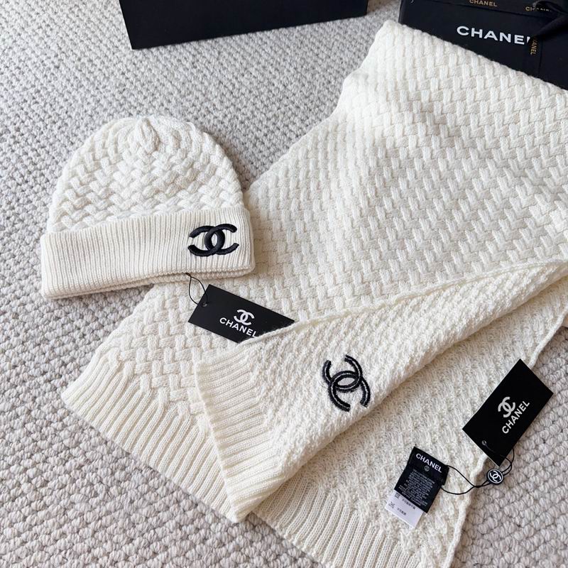 Chanel scarf hat dx (186)