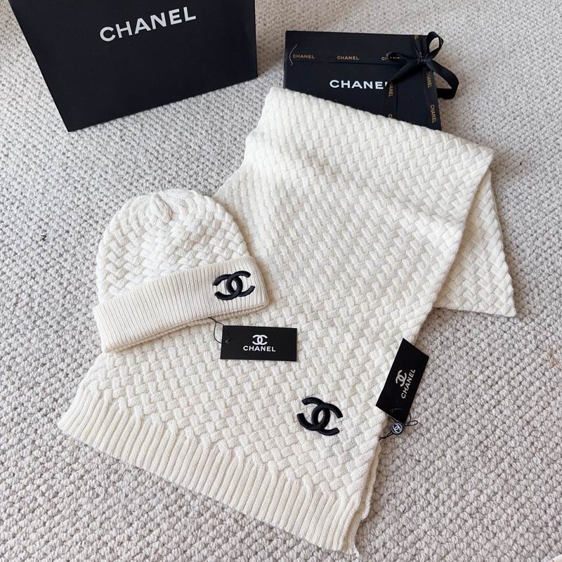 Chanel scarf hat dx (187)