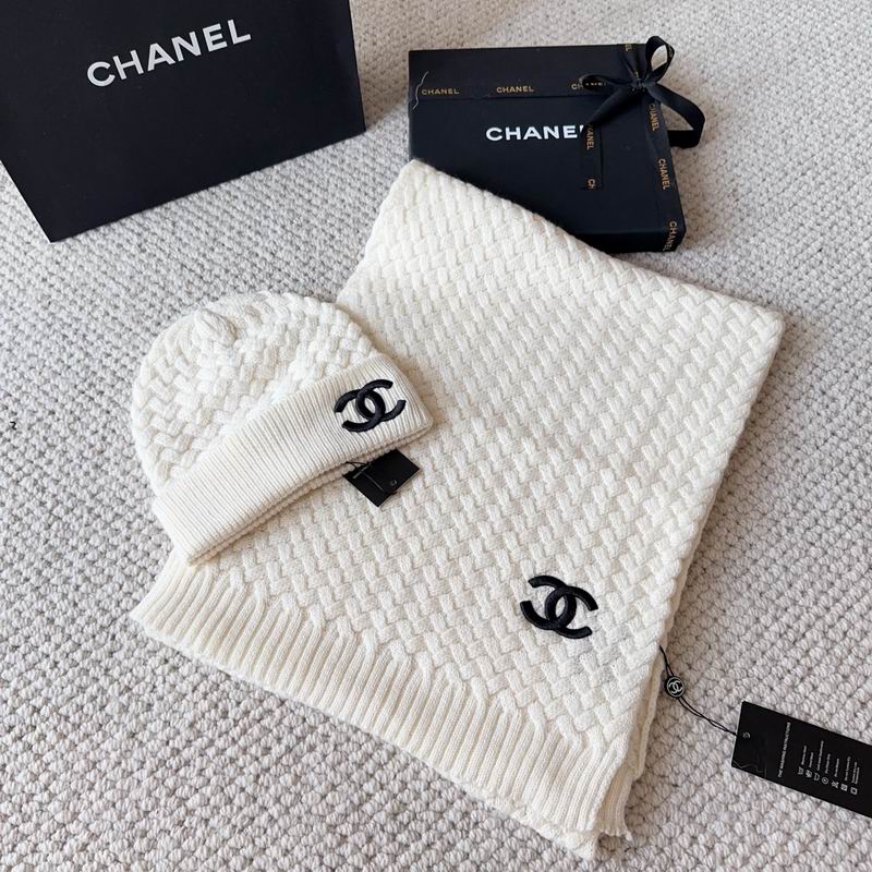 Chanel scarf hat dx (189)