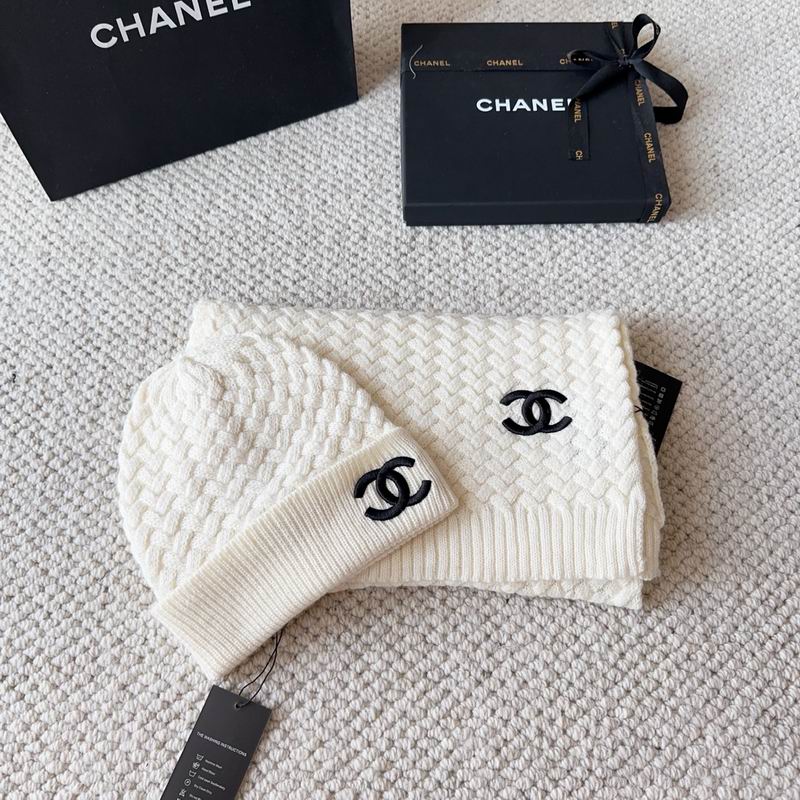 Chanel scarf hat dx (190)