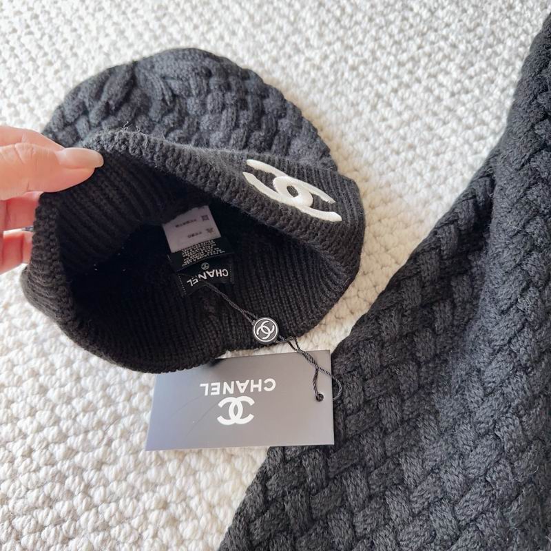 Chanel scarf hat dx (194)