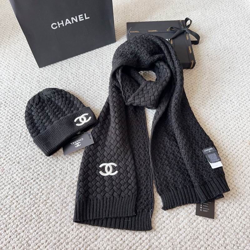 Chanel scarf hat dx (196)