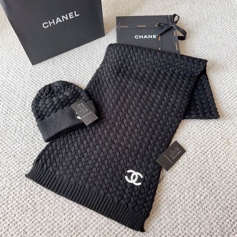 Chanel scarf hat dx (197)