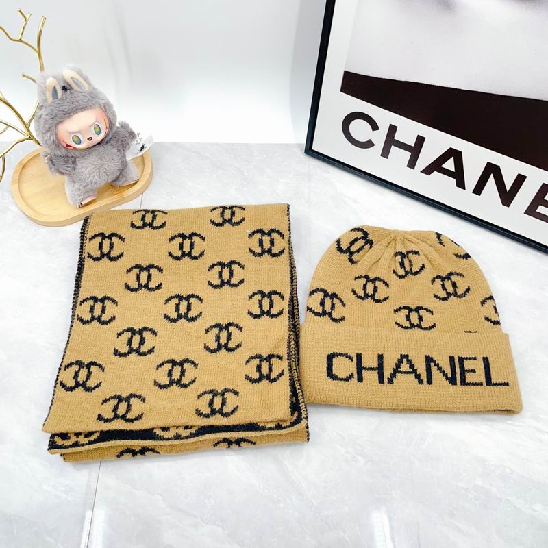 Chanel scarf hat dx (627)