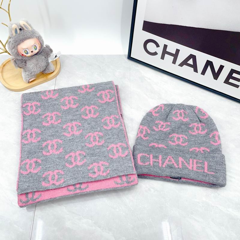 Chanel scarf hat dx (642)