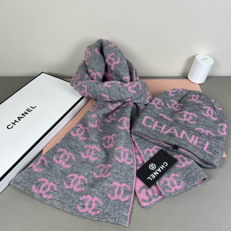 Chanel scarf hat dx (68)