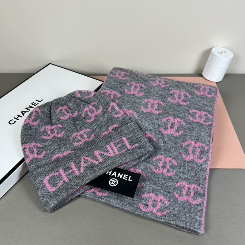 Chanel scarf hat dx (69)