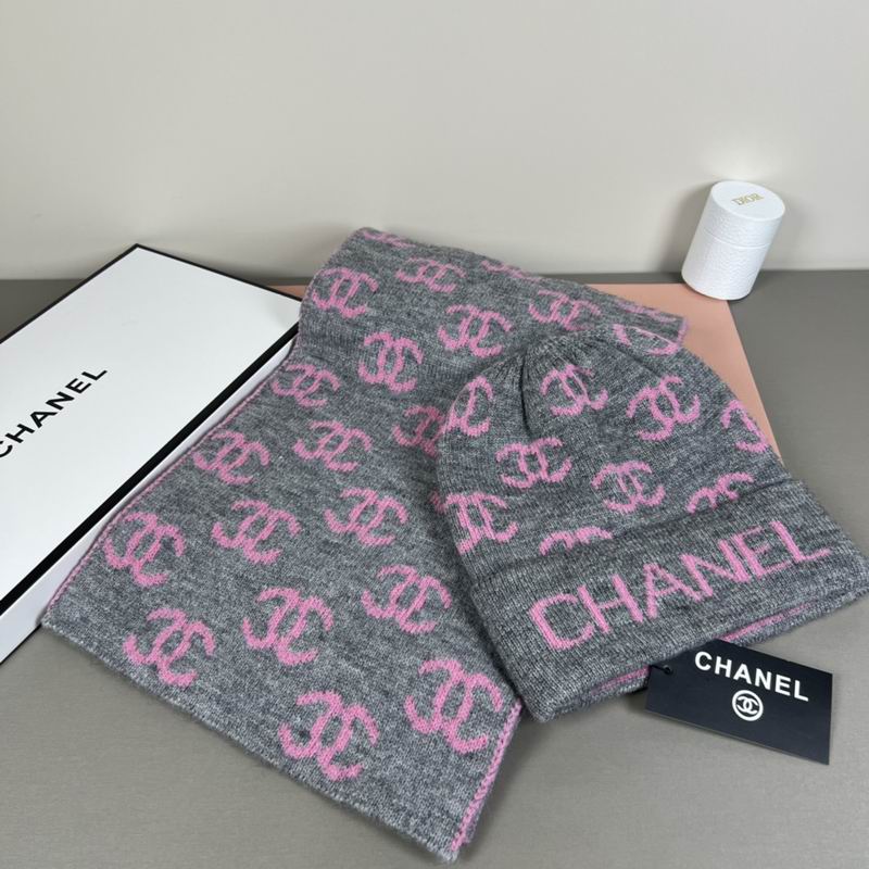 Chanel scarf hat dx (70)