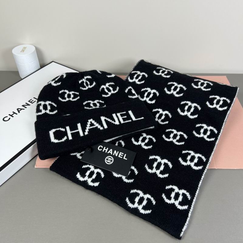 Chanel scarf hat dx (73)