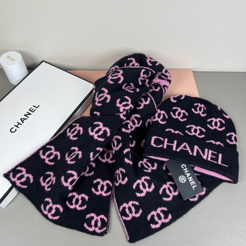 Chanel scarf hat dx (77)