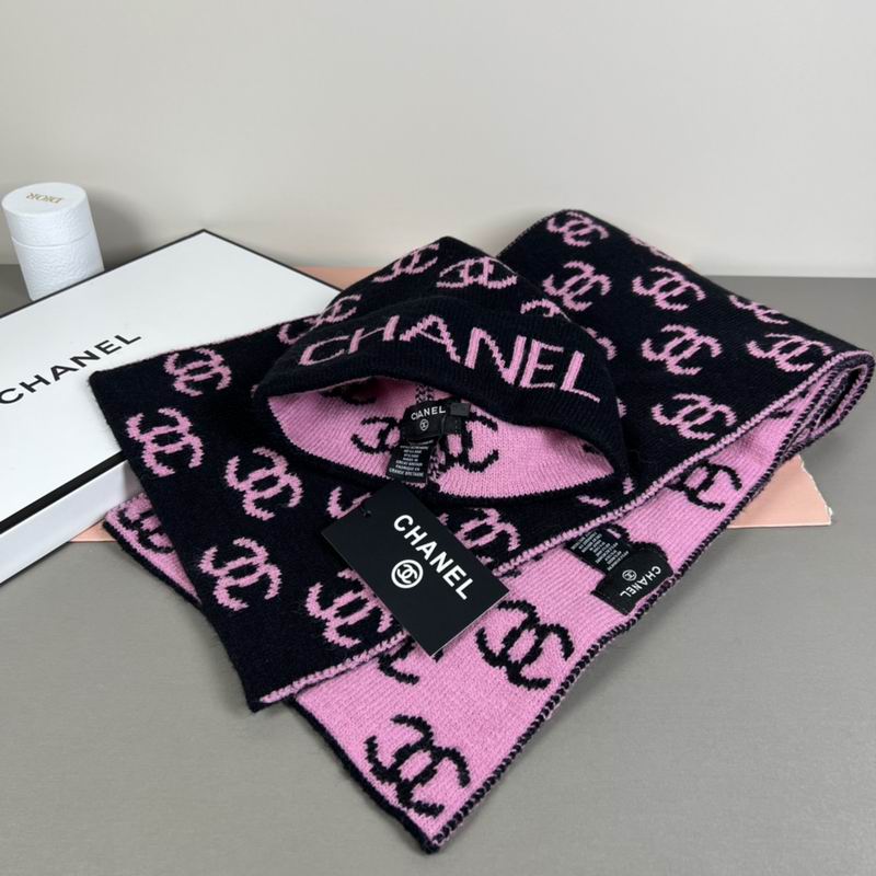 Chanel scarf hat dx (78)