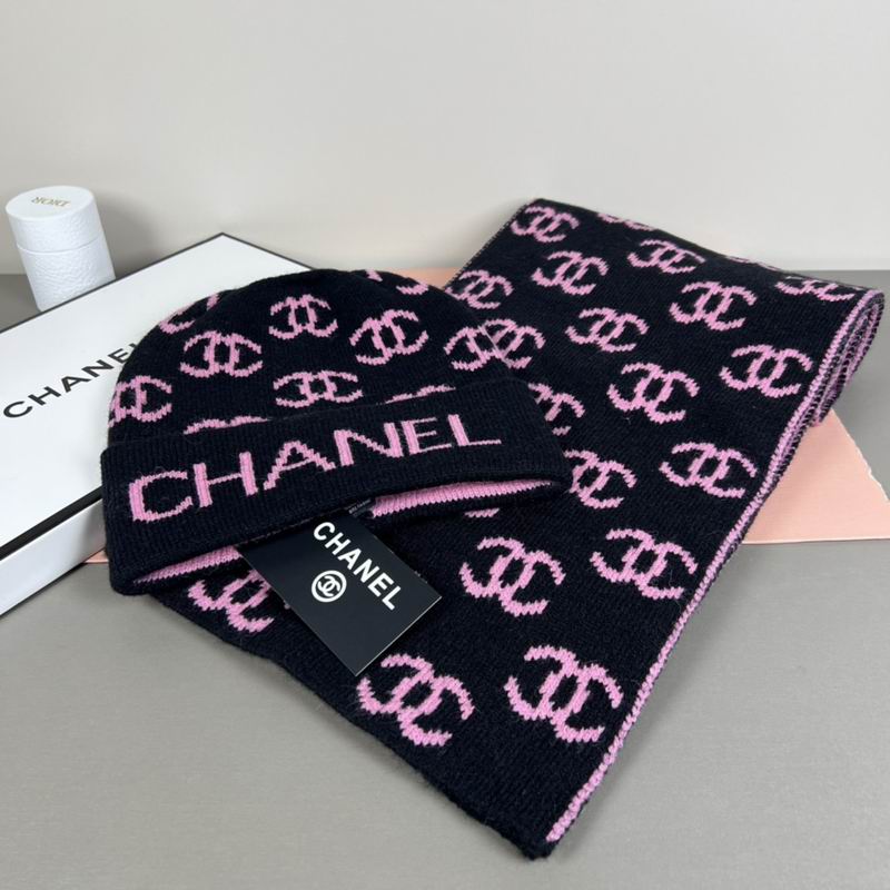 Chanel scarf hat dx (79)