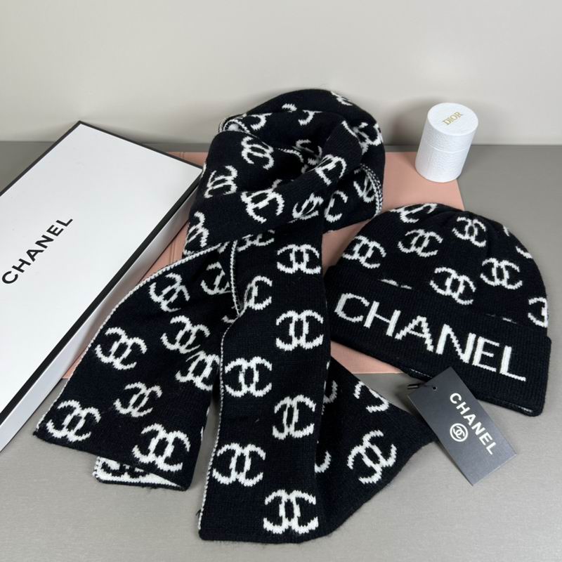 Chanel scarf hat dx (80)