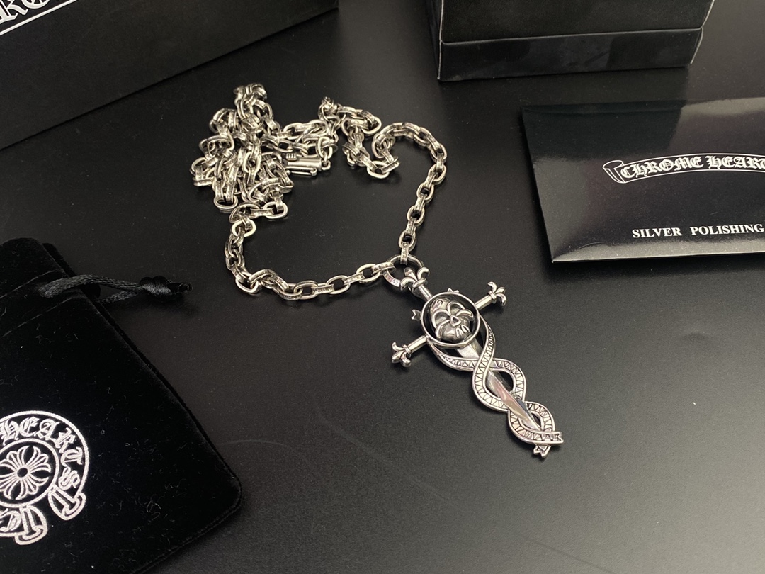 Chrome Hearts necklace 08yxq07 (4)