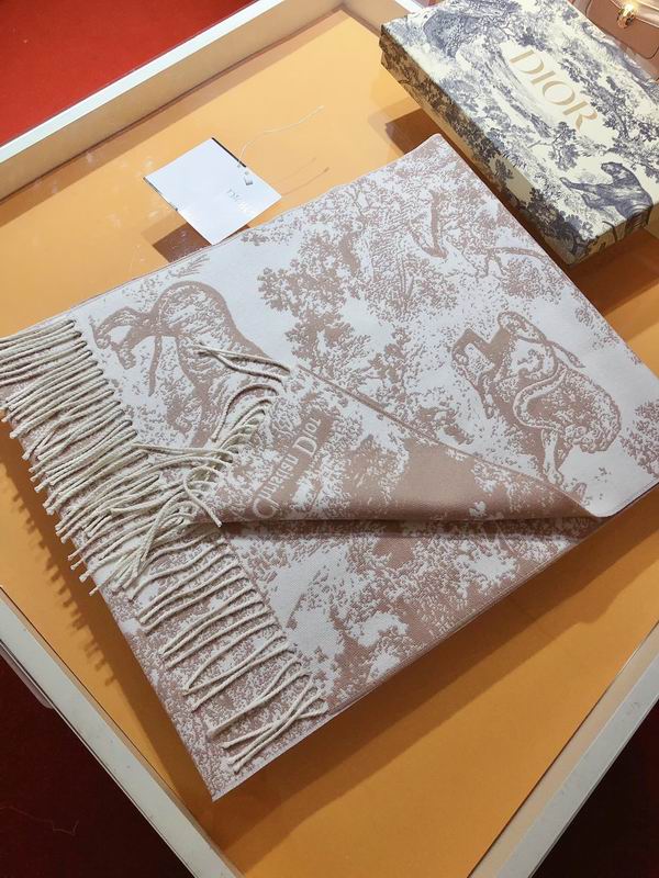 Dior Scarf 45X200cm 59%羊绒41%羊毛 E29 (7)